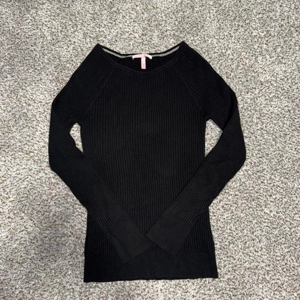 Victoria's Secret Black Knit Top